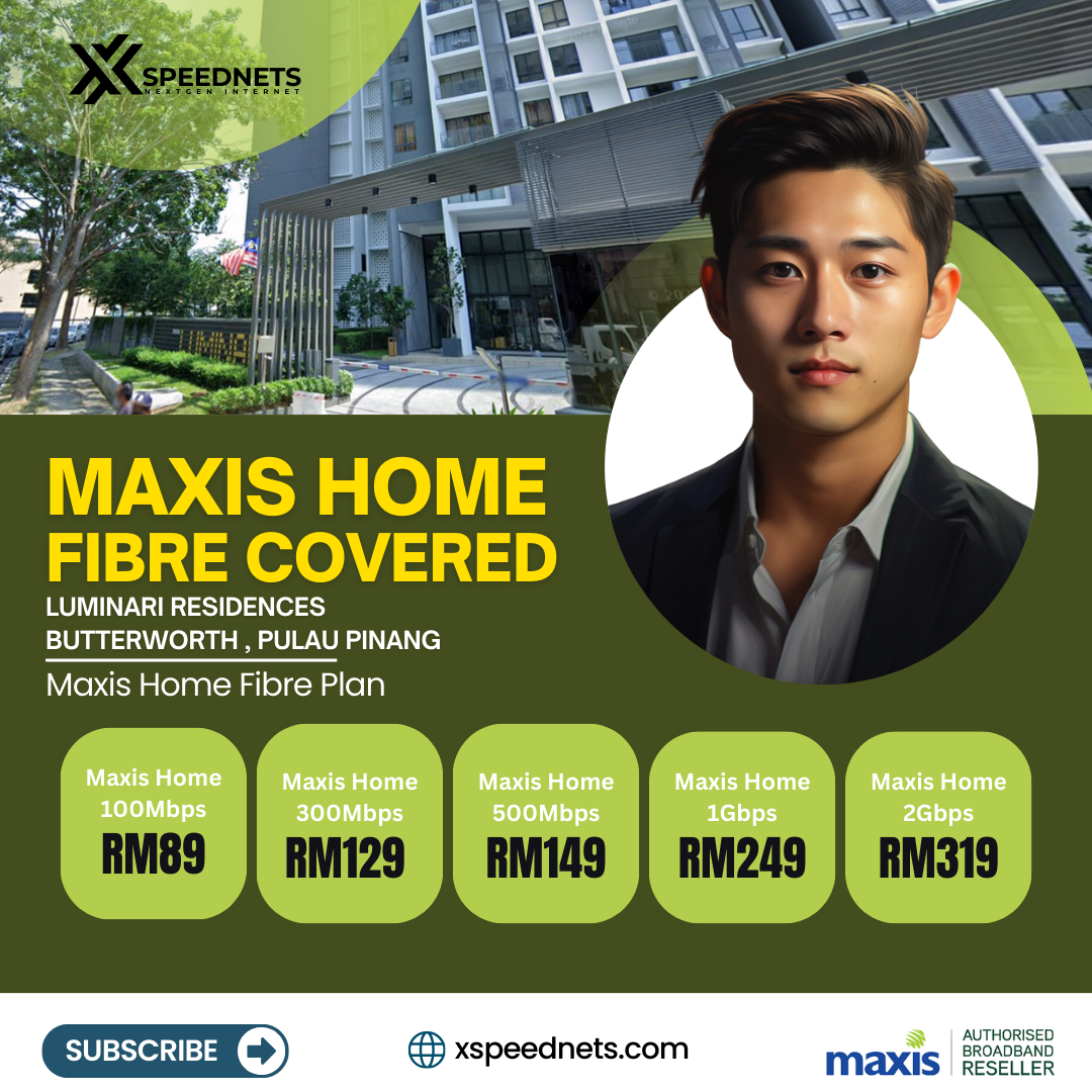 Celcom Home FIbre Covered Luminari Residences