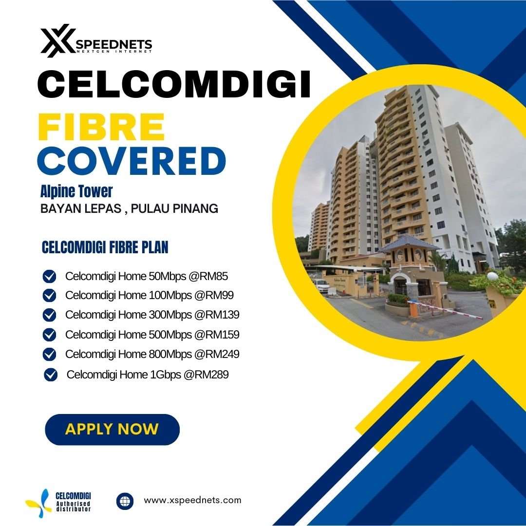 Celcomdigi Fibre Covered Alpine Tower Bayan Lepas Pulau Pinang