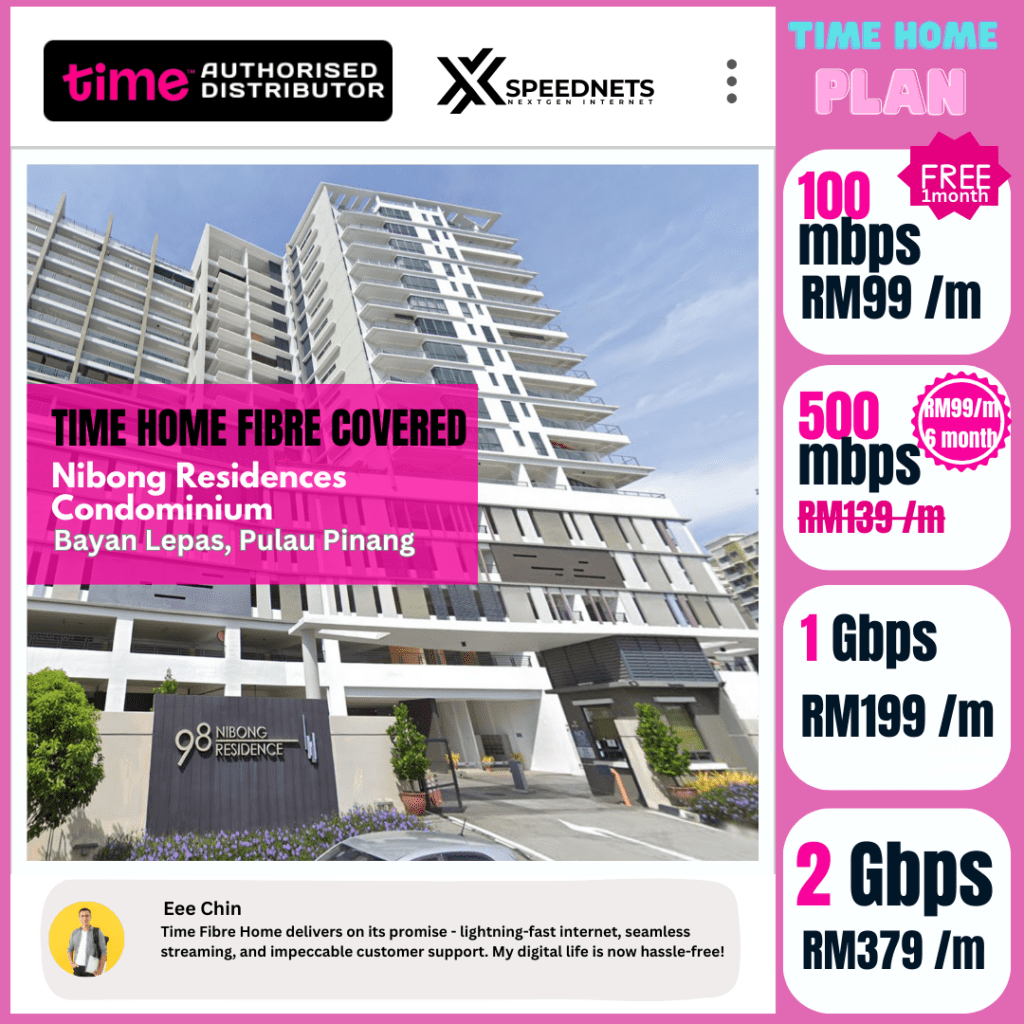 Time FIbre Covered Nibong Residences Condominum