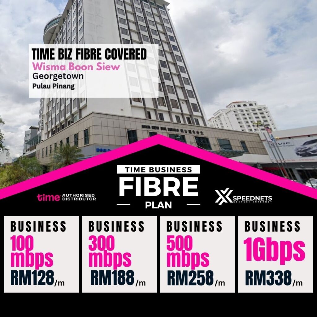 time fibre business covered wisma boon siew