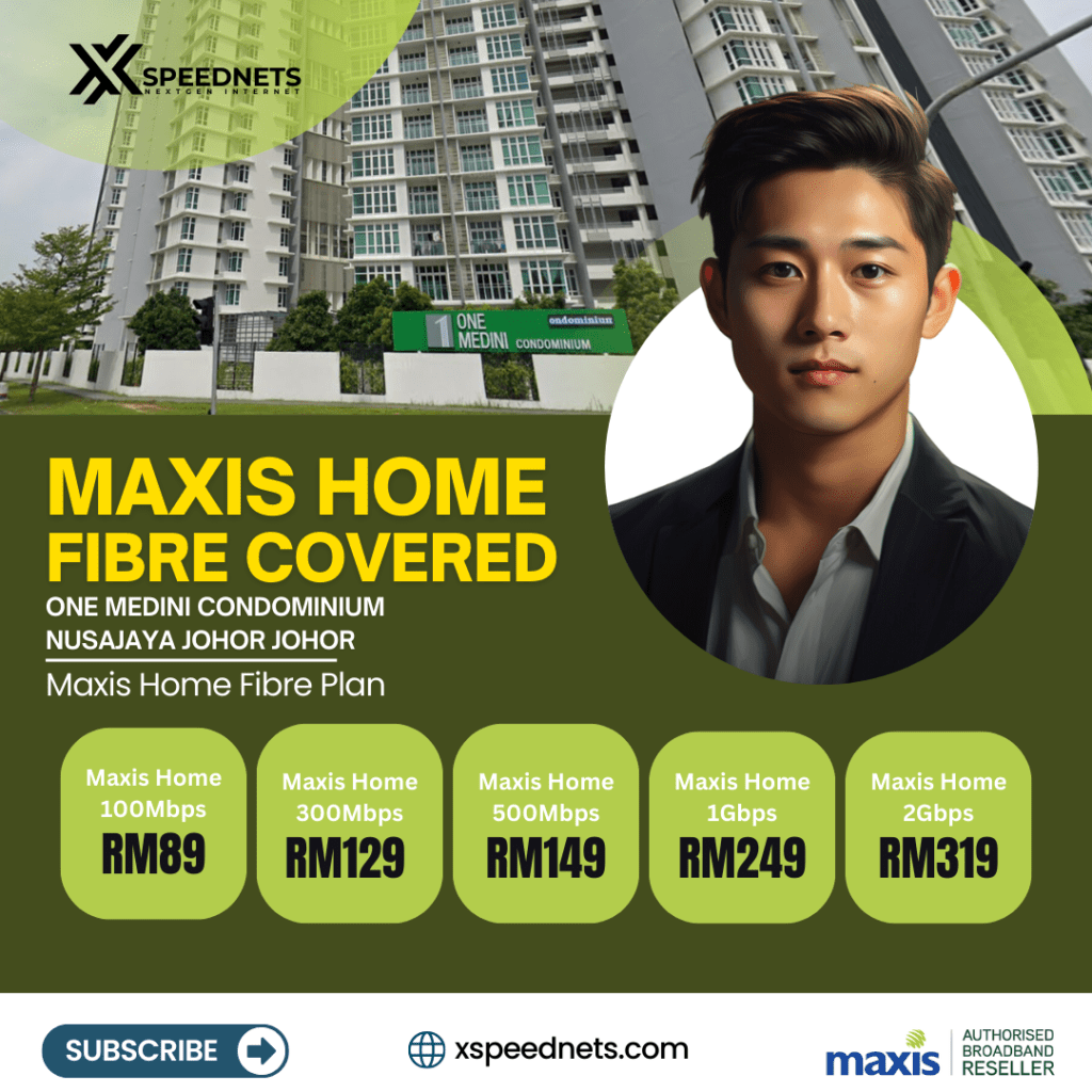 Maxis Home Fibre Covered One medini condominium