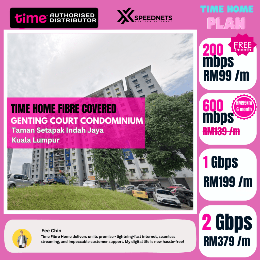 Time Fibre Covered GENTING COURT Condominium Taman Setapak Indah Jaya Kuala Lumpur