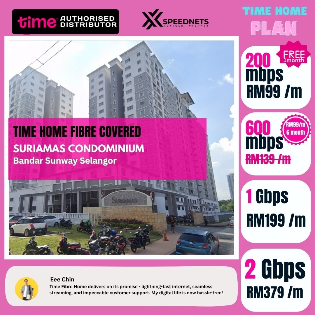Time Fibre Covered Suria Mas Condominium