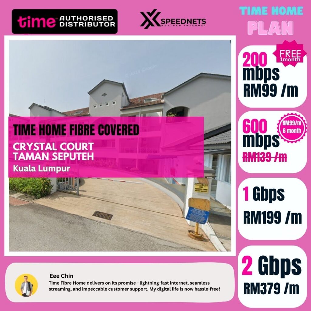 Time Fibre Covered Crystal Court Taman Seputeh