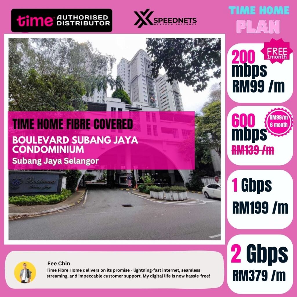 Time Fibre Covered BOULEVARD SUBANG JAYA CONDOMINIUM