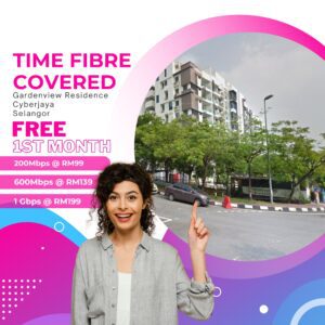 Time Fibre Covered Gardenview Residence, Cyberjaya Selangor