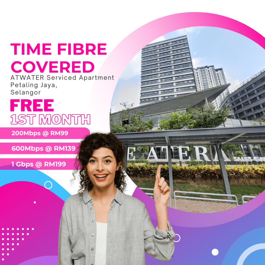 Time Fibre Covered ATWATER Serviced Apartment Petaling Jaya Selangor