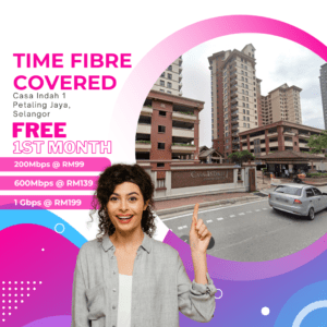 Time Fibre Covered Casa Indah 1 Petaling Jaya Selangor