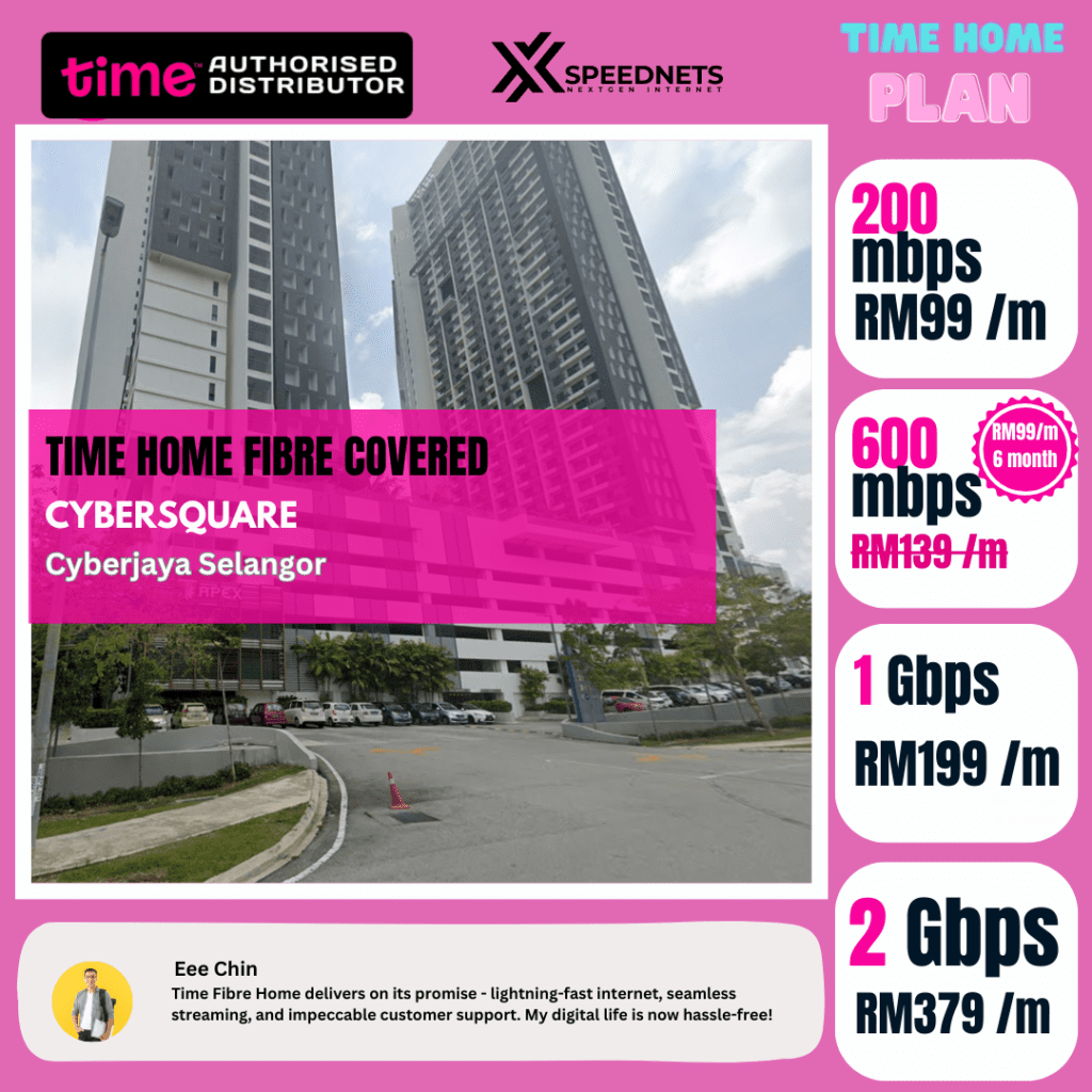 Time Fibre Covered Cybersquare Cyberjaya Selangor