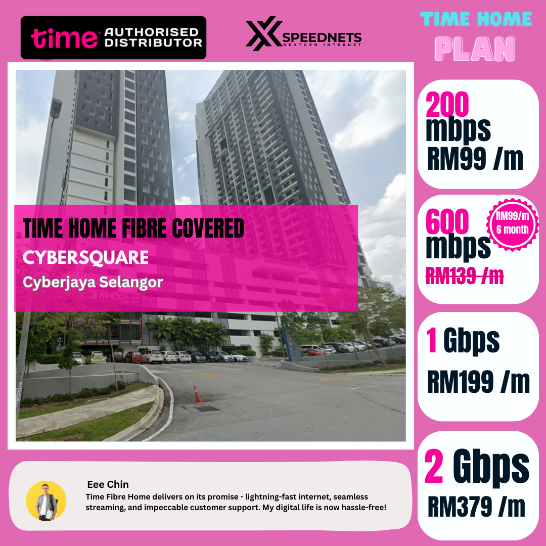 Time Fibre Covered Cybersquare Cyberjaya Selangor