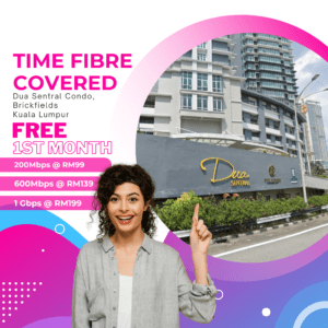 Time Fibre Covered Dua Sentral Condo, Brickfields Kuala Lumpur