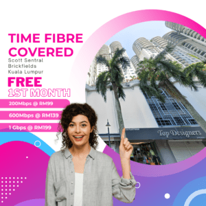 Time Fibre Covered Scott Sentral Brickfields Kuala Lumpur