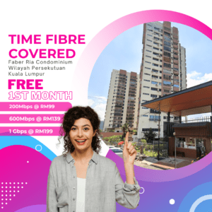 Time Fibre Covered Faber Ria Condominium Wilayah Persekutuan Kuala Lumpur