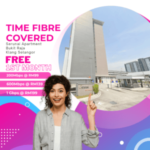 Time Fibre Covered Serunai Apartment Bukit Raja Klang Selangor