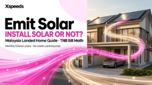 Illustrative Xspeeds Emit Solar cover: Install Solar or Not — Malaysia Landed Home Guide and TNB Bill Math